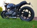 - SIDEPIPE_GB25-1QR- HATTECH Komplettanlage für BMW R 80, R 80RT, R 100 RS, RT Monolever Modelle  ab `85   Komplettanlage mit Interferenzrohr, Krümmer und Schalldämpfer - Mit EG-ABE