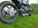 - SIDEPIPE_GB25-1QR- HATTECH Komplettanlage für BMW R 80, R 80RT, R 100 RS, RT Monolever Modelle  ab `85   Komplettanlage mit Interferenzrohr, Krümmer und Schalldämpfer - Mit EG-ABE