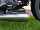 - SIDEPIPE_GB25-1QR- HATTECH Komplettanlage für BMW R 80, R 80RT, R 100 RS, RT Monolever Modelle  ab `85   Komplettanlage mit Interferenzrohr, Krümmer und Schalldämpfer - Mit EG-ABE