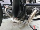 - SIDEPIPE_GB25 - HATTECH Komplettanlage für BMW R 65, R 80, R 80RT, R 100 RS, RT Monolever Modelle  ab `85   Komplettanlage mit Krümmer,  Interferenzrohr und Schalldämpfer - Mit EG-ABE gebürstet & Anlauffarben an den Sichtschweißnähten