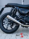 HATTECH Auspuff - GUNBALL 25  - Euro 4 - Schalldämpfer mit Anbauteilen für TRIUMPH Speed Twin / Thruxton 1200 / R / RS  auf original Krümmer - EU-Typgenehmigung