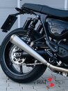 HATTECH Auspuff - GUNBALL 25  - Euro 4 - Schalldämpfer mit Anbauteilen für TRIUMPH Speed Twin / Thruxton 1200 / R / RS  auf original Krümmer - EU-Typgenehmigung