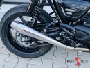 HATTECH Auspuff - GUNBALL 100  - Euro 5  - Schalldämpfer mit Anbauteilen für TRIUMPH Speed Twin / Thruxton 1200 / R / RS auf original Krümmer - EU-Typgenehmigung #1