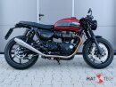 HATTECH Auspuff - GUNBALL 100  - Euro 5  - Schalldämpfer mit Anbauteilen für TRIUMPH Speed Twin / Thruxton 1200 / R / RS auf original Krümmer - EU-Typgenehmigung #1