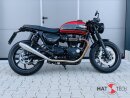 HATTECH Auspuff - GUNBALL 100  - Euro 5  - Schalldämpfer mit Anbauteilen für TRIUMPH Speed Twin / Thruxton 1200 / R / RS auf original Krümmer - EU-Typgenehmigung #1